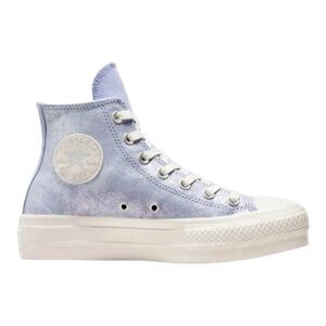 NWT Converse Chuck Taylor All Star Lift Platform Suede Shimmer Sneakers Size 6.5